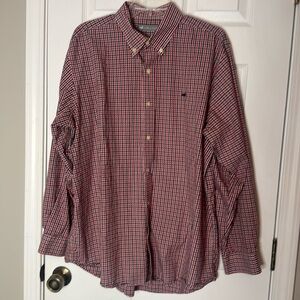 Southern Marsh Plaid Button Down Large